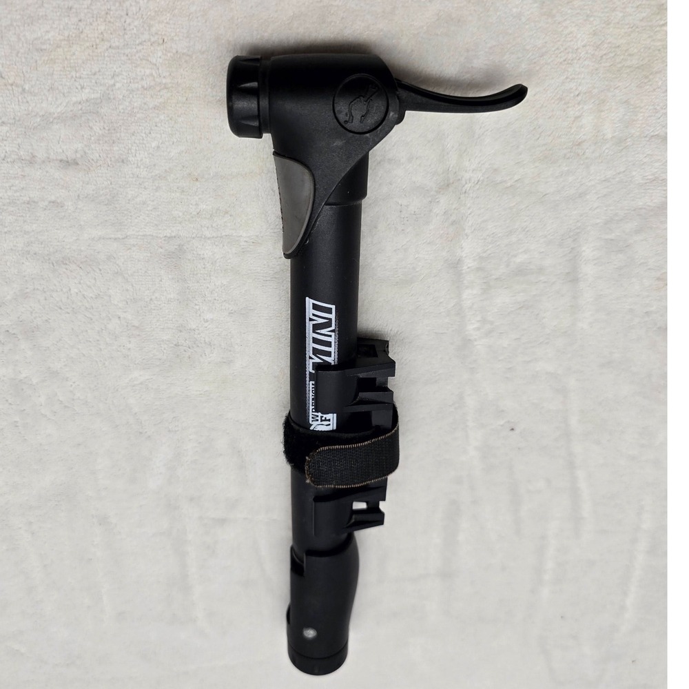 Wrench Force Mini Bike Pump Auto Select Portable Frame Mount Black OS